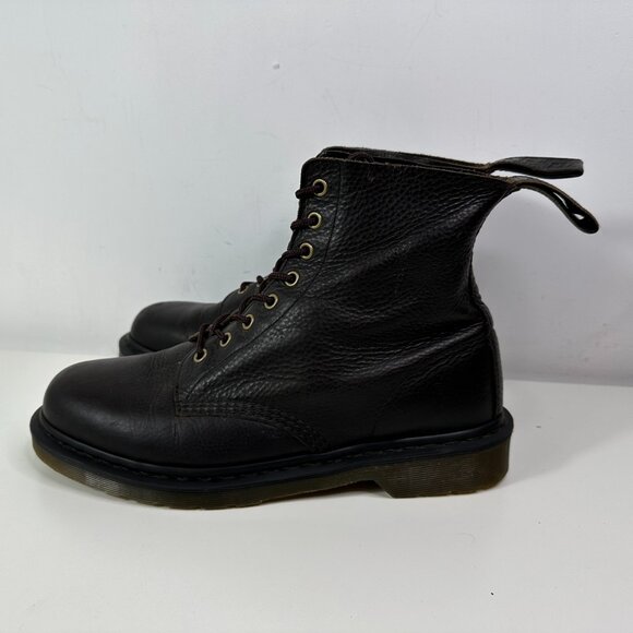 Dr. Martens Pebbles Leather Lace Up Boots Dark Brown Men's Size 11 - Picture 2 of 16